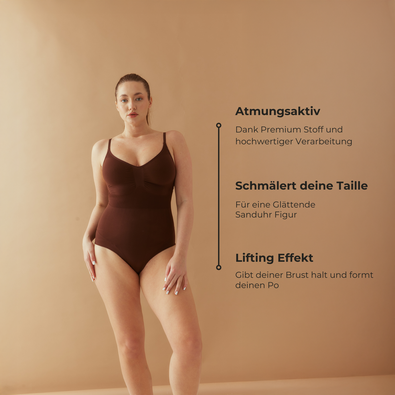 Body gainant sculptant avec ficelle