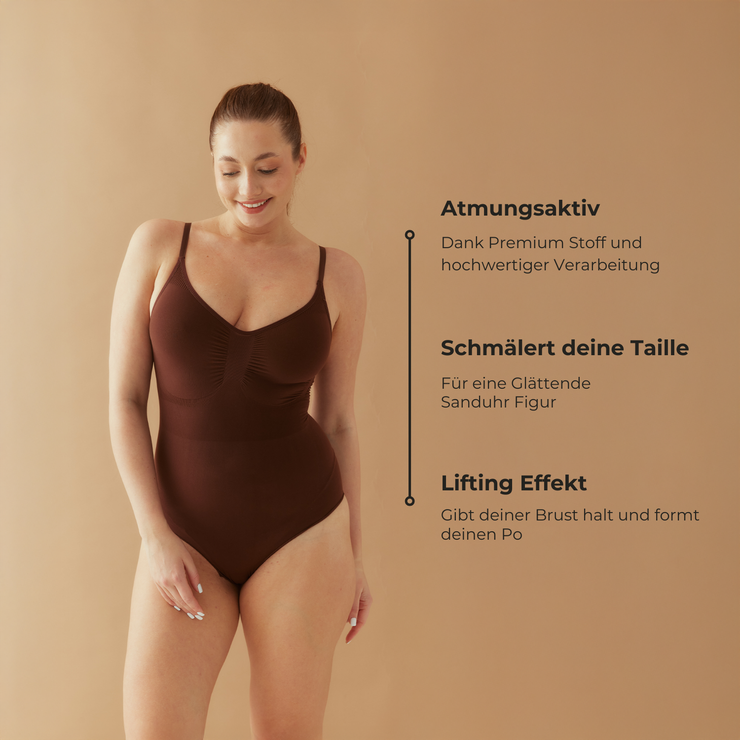 Bodysuit Sculpting Shapewear mit Slip