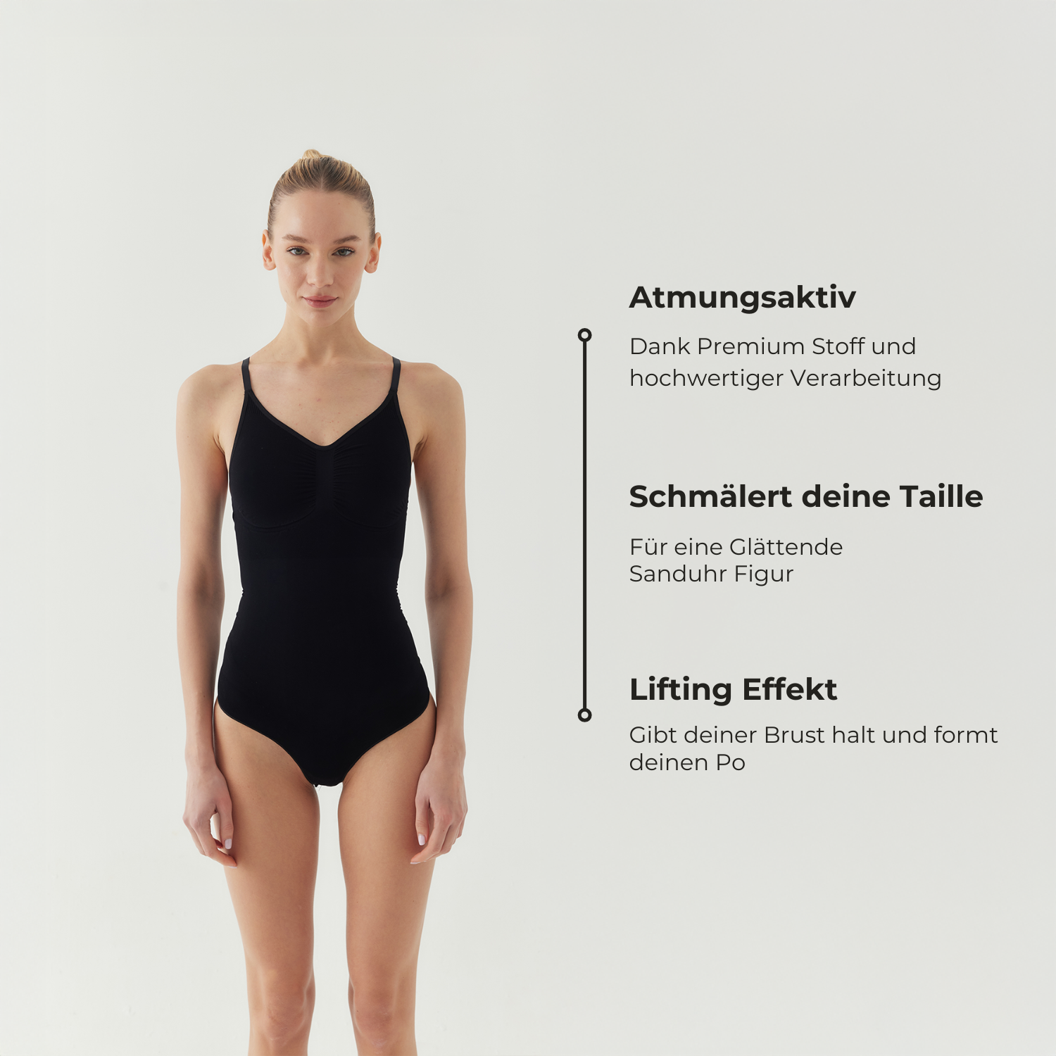 Body gainant sculptant avec ficelle