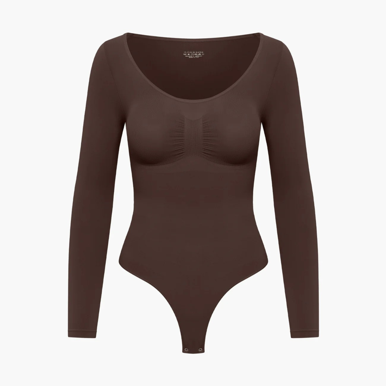 Bodysuit Sculpting Shapewear Longsleeve mit String