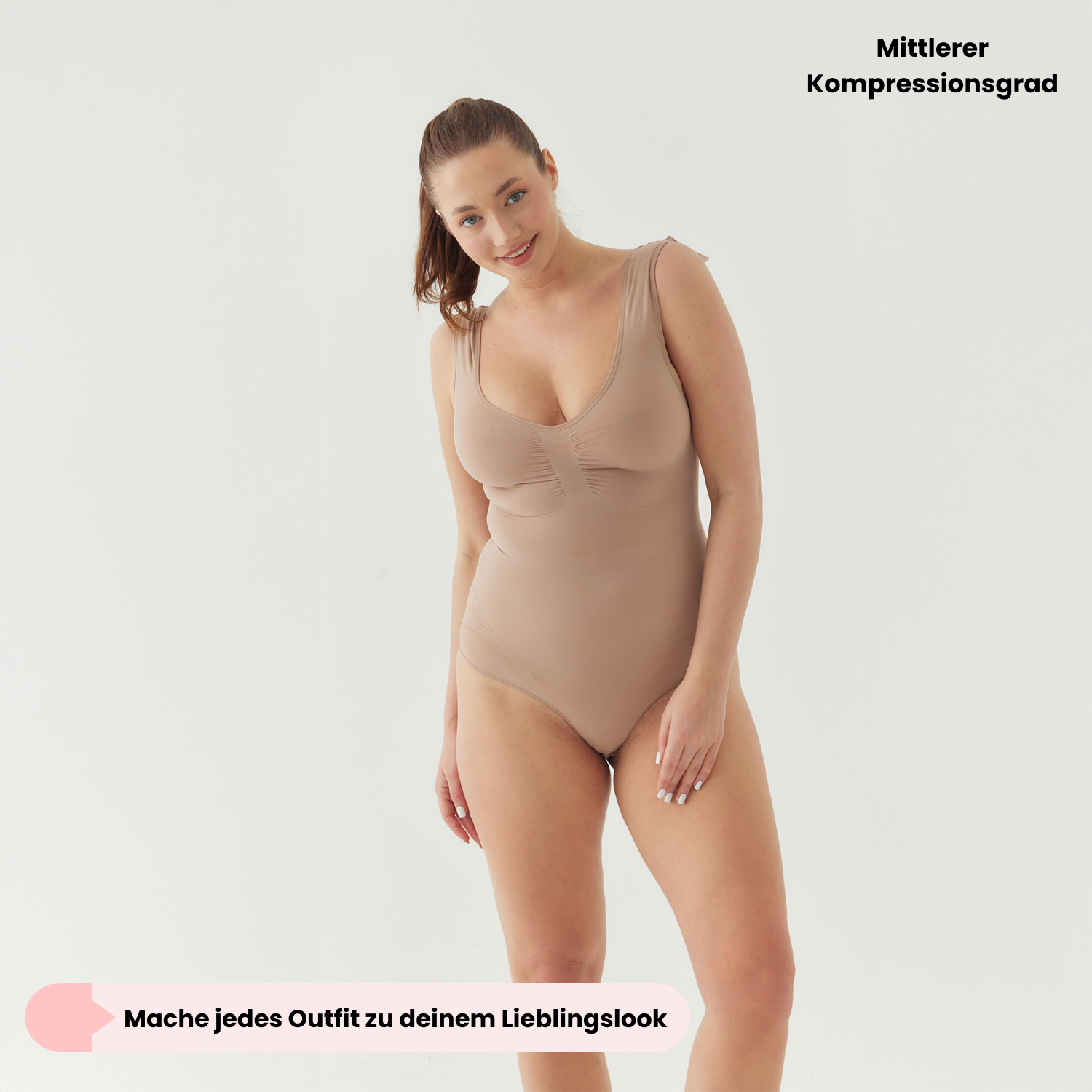 Tank Bodysuit Sculpting Shapewear mit String