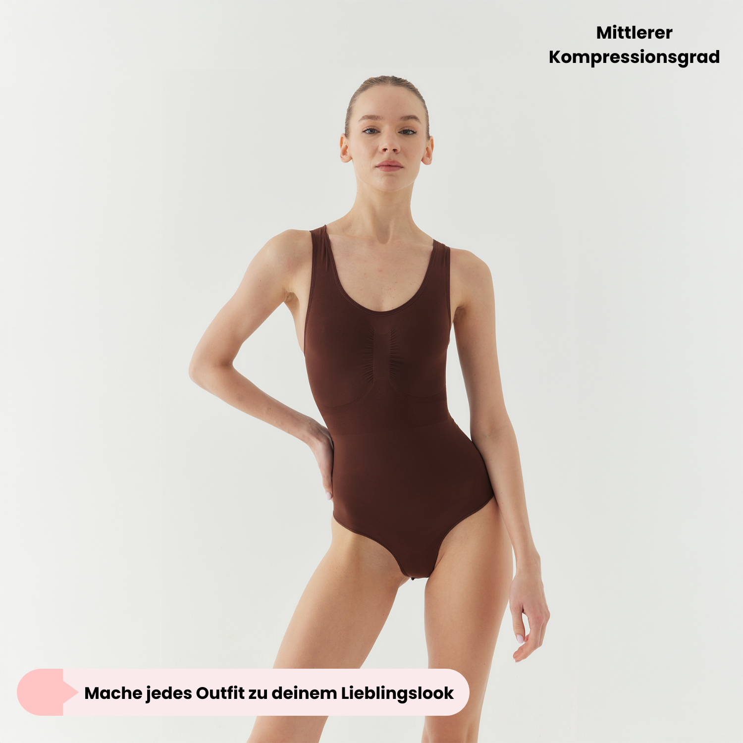 Tank Bodysuit Sculpting Shapewear mit Slip