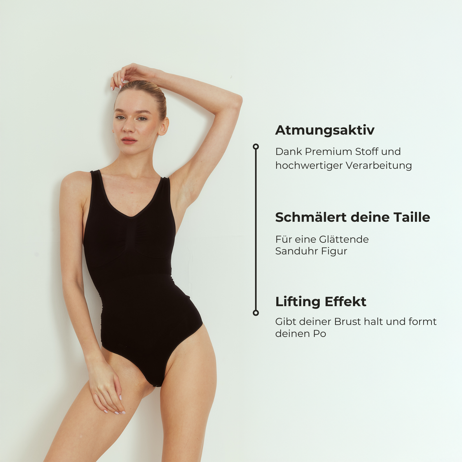Tank Bodysuit Sculpting Shapewear mit Slip