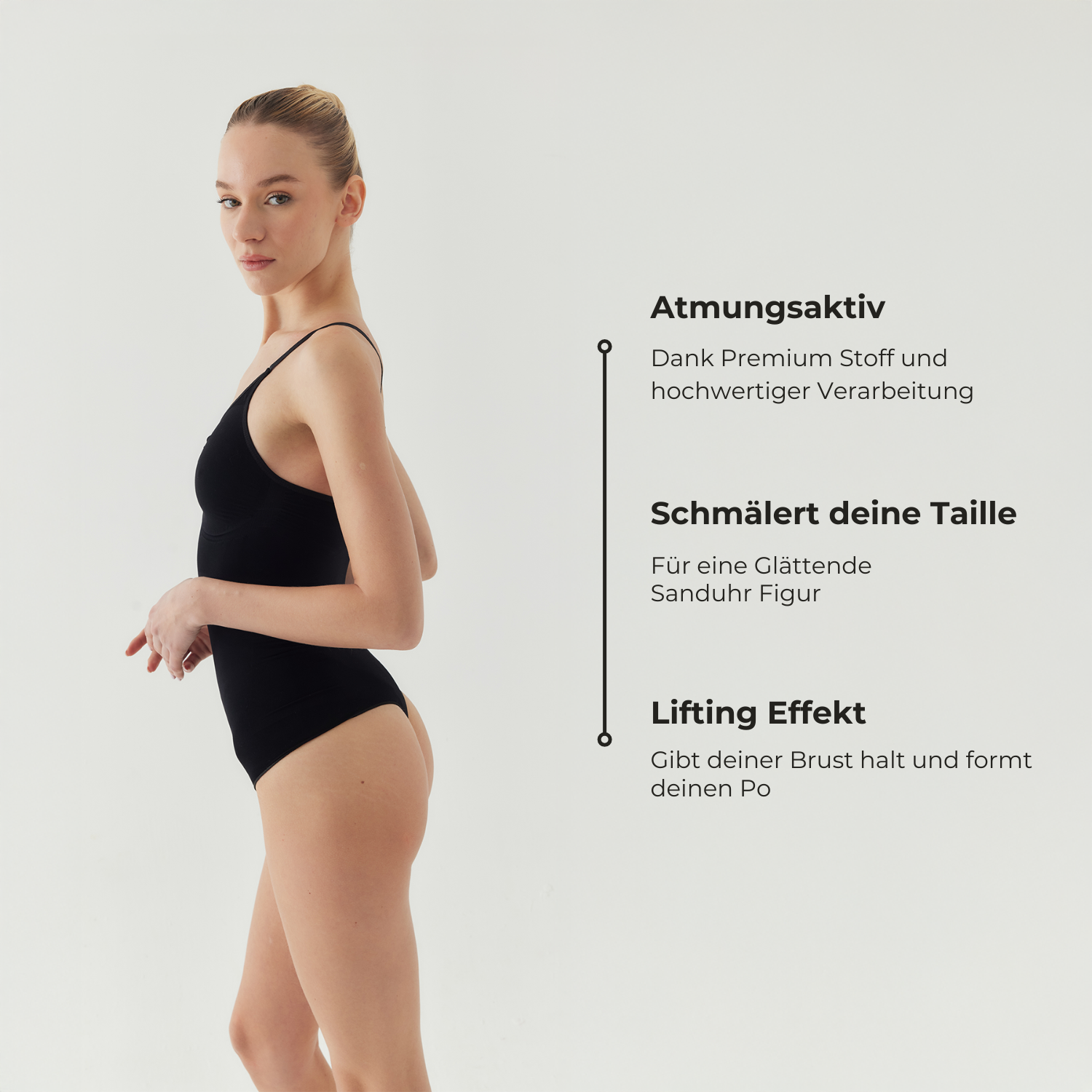 Bodysuit Sculpting Shapewear mit Slip