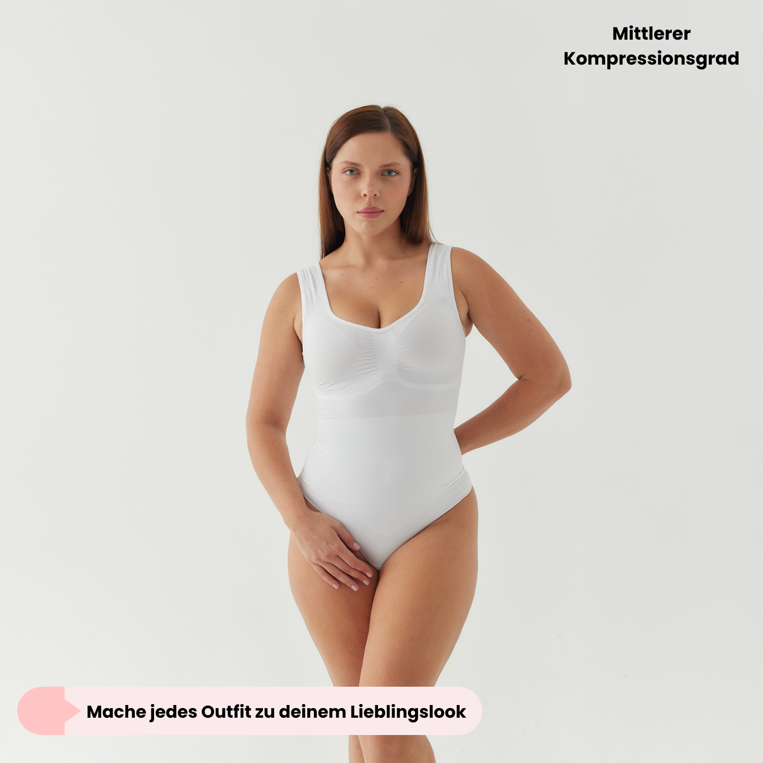Tank Bodysuit Sculpting Shapewear mit Slip