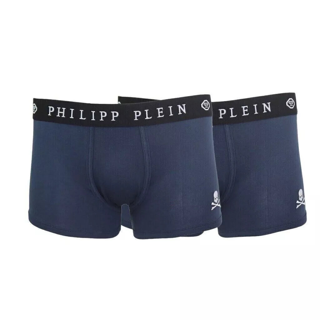 Philipp Plein Boxer Skull Print Lot de 2 boxers pour hommes