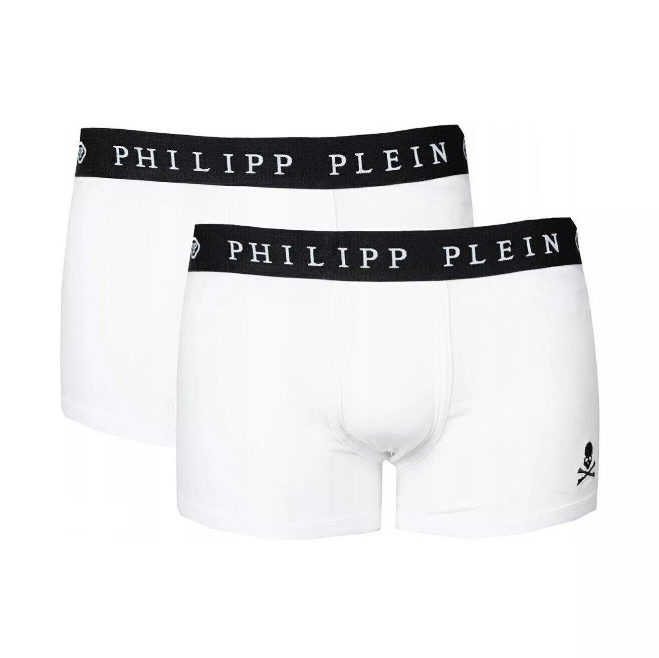 Philipp Plein Boxer Skull Print Lot de 2 boxers pour hommes