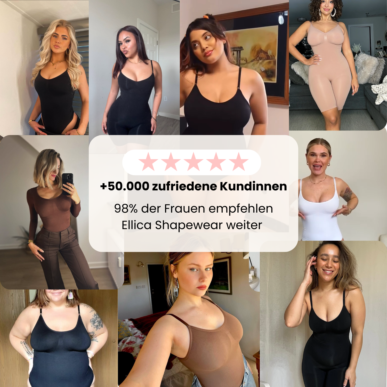 Bodysuit Sculpting Shapewear mit Slip